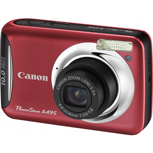 Canon PowerShot A495 red