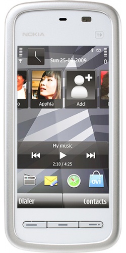 Nokia 5230 white red