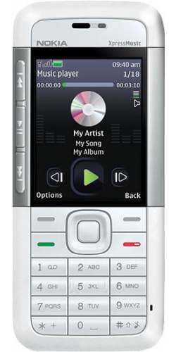 Nokia 5310 XpressMusic white silver