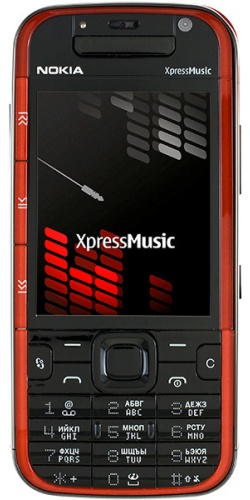 Nokia 5730 XpressMusic black red
