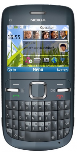 Nokia C3 slate grey