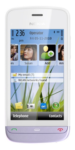 Nokia C5-03 white lilac