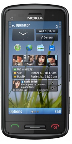 Фото телефона Nokia C6-01 black