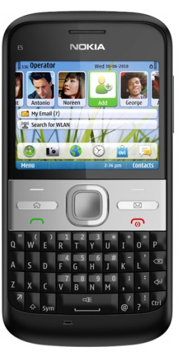 Nokia E5-00 carbon black