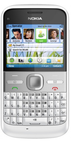 Nokia E5-00 white