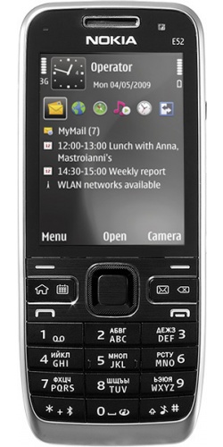 Nokia E52 black