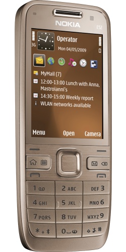Nokia E52 golden aluminium