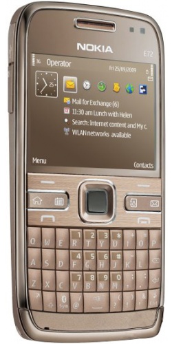 Nokia E72 topaz brown