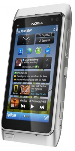 Фото телефона Nokia N8-00 white silver