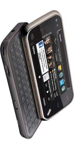 Фото телефона Nokia N97 mini cherry black