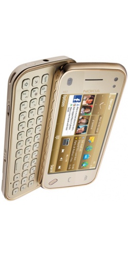 Фото телефона Nokia N97 mini gold edition
