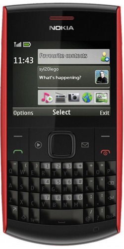 Nokia X2-01 red