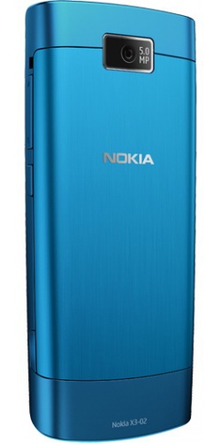 Фото телефона Nokia X3-02 Touch and Type petrol blue