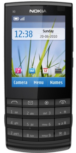 Nokia X3-02 Touch and Type dark metal