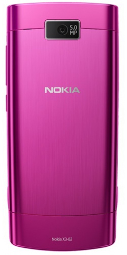 Фото телефона Nokia X3-02 Touch and Type pink