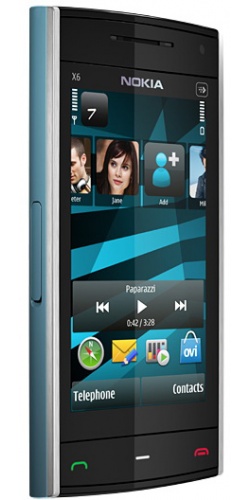Фото телефона Nokia X6-00 8GB XpressMusic azure