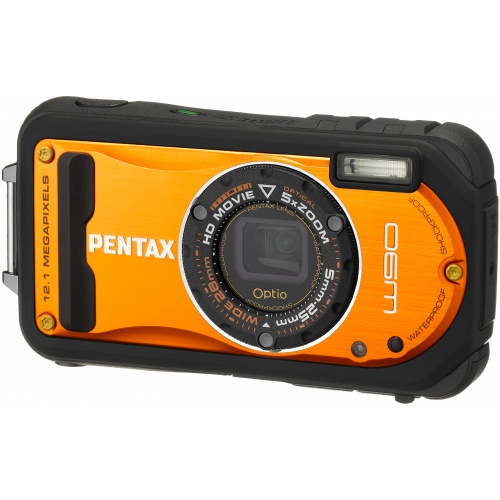 Pentax Optio W90 shiny orange