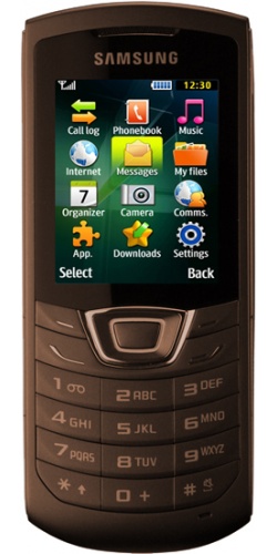 Samsung GT-C3200 Monte Bar dark brown