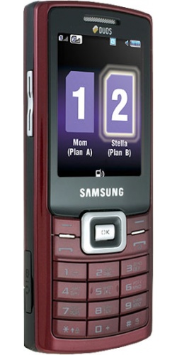 Фото телефона Samsung GT-C5212 Duos red