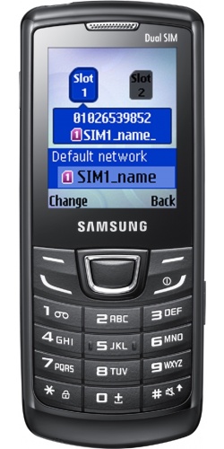 Samsung GT-E1252 Duos Lite black