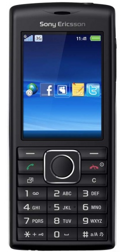 Sony Ericsson J108i Cedar black red