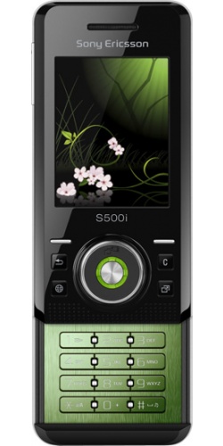 Sony Ericsson S500i mysterious green