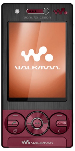 Sony Ericsson W705 passionate red