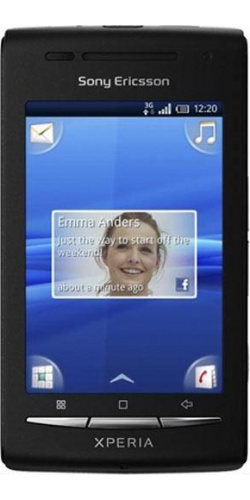 Sony Ericsson X8 XPERIA black red