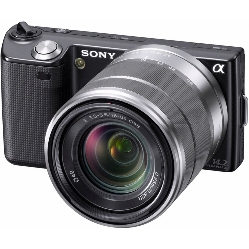 Sony NEX-5 (Kit 16 mm + 18-55 mm) black
