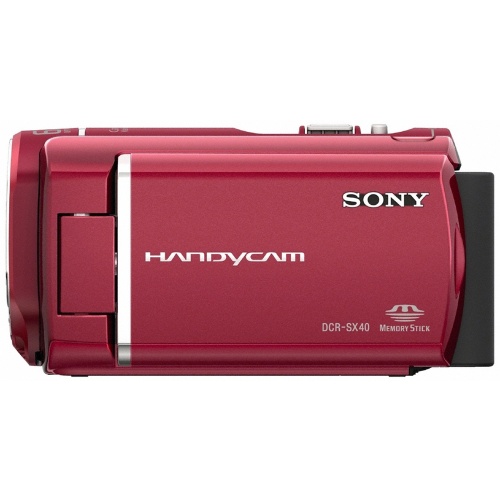 Фото Sony DCR-SX40ER red